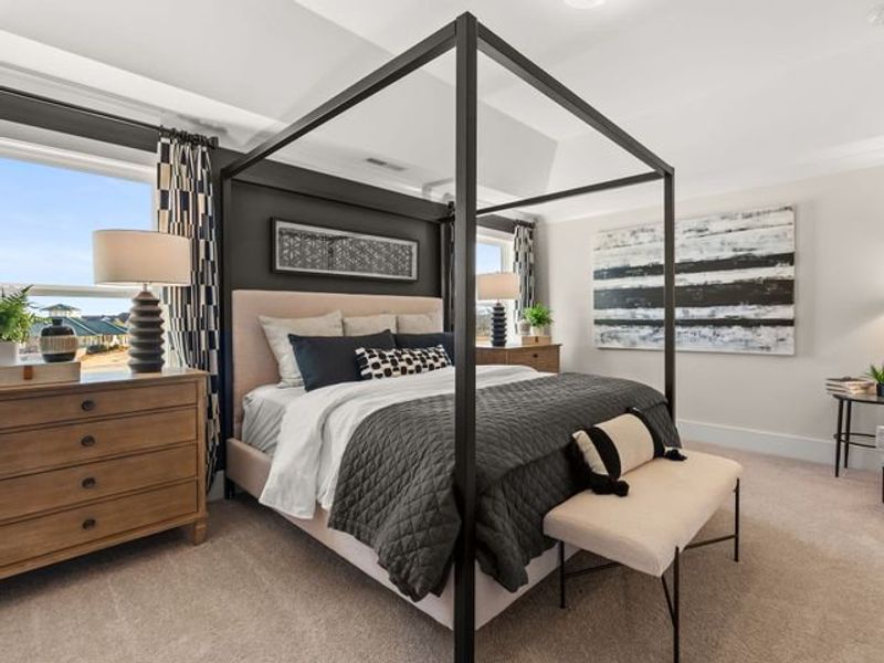 Representative furnished interior of a home built from the Riley by True Homes in Whispering Hills, Locust (Image 15). Representative furnished interior of a home built from the Riley by True Homes in Whispering Hills, Locust (Image 15).