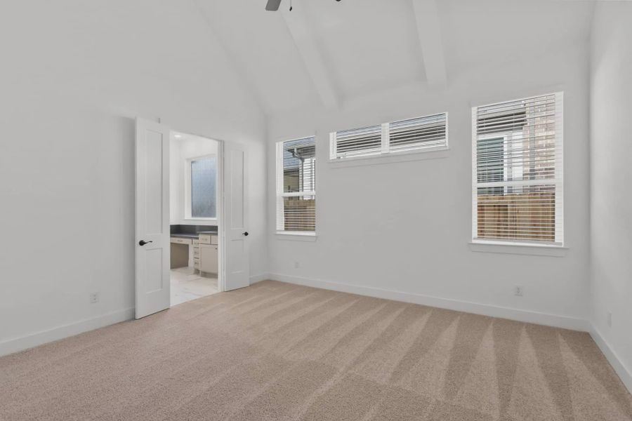 Representative unfurnished interior of a home built from the Nicklaus by Chesmar Homes in Riceland Alley Loads, Mont Belvieu (Image 62).