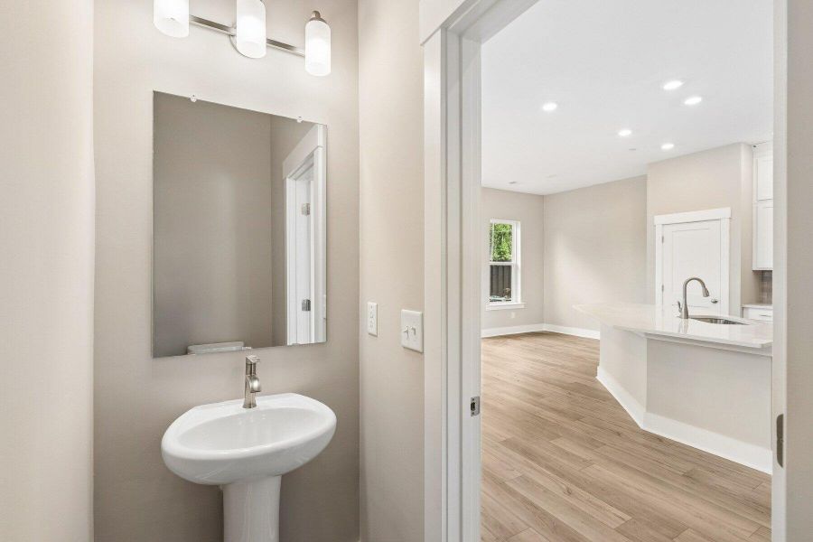 Furnished interior view inside a new home in , Charleston (Image 17).