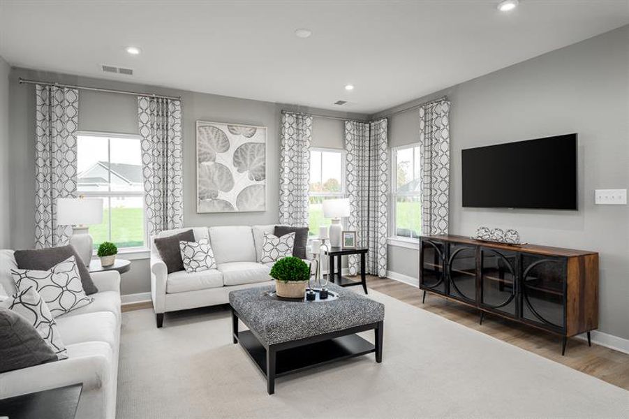 Representative furnished interior of a home built from the Bramante 2 Story by Ryan Homes in Berkeley, Spartanburg (Image 7).