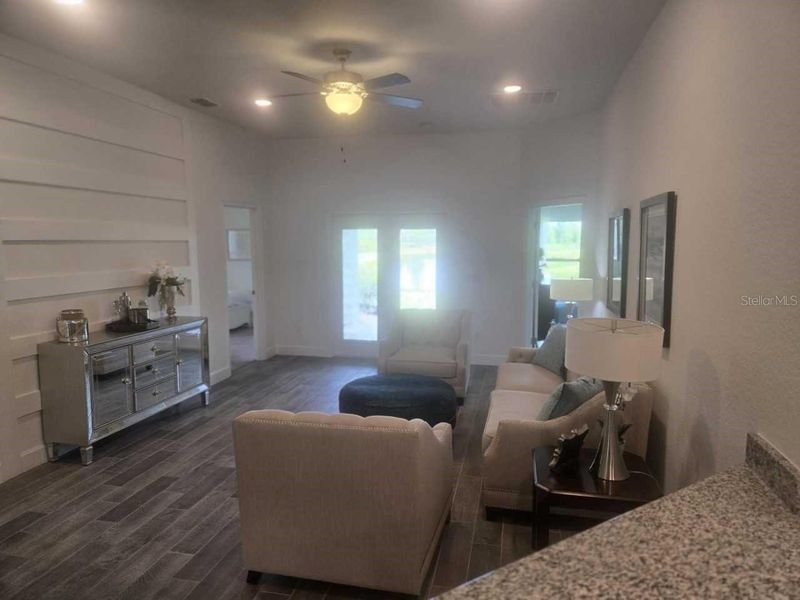 Furnished interior view inside a new home in Aviary at Rutland Ranch, Parrish (Image 7). Furnished interior view inside a new home in Aviary at Rutland Ranch, Parrish (Image 7).
