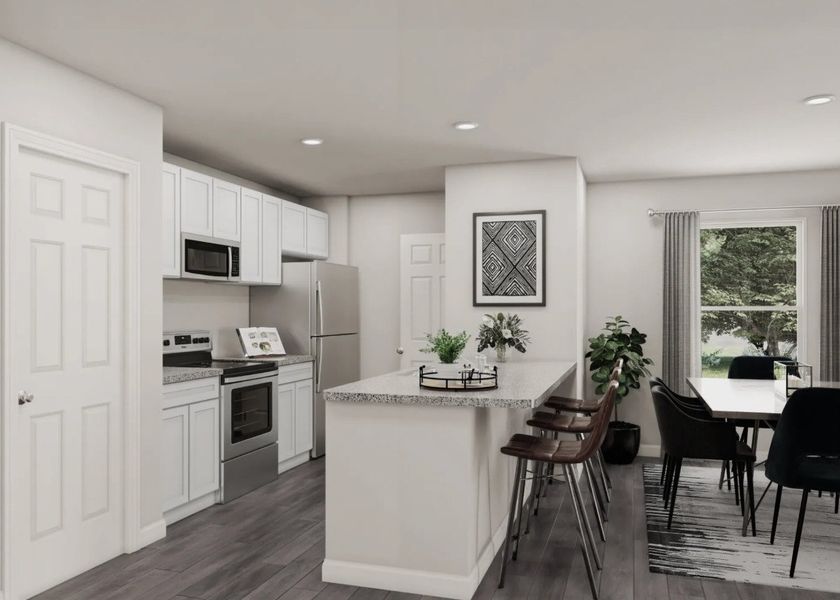 Front exterior of a new home in Forest Ridge, Edgefield, SC, highlighting curb appeal (Image 3).