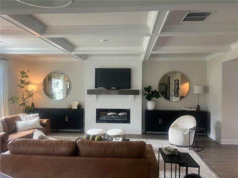 Furnished interior view inside a new home in Crofton Place Enclave, Snellville (Image 4).