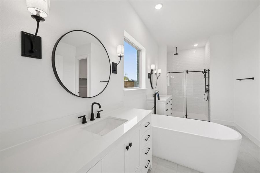 Furnished interior view inside a new home in Wellington, Haslet (Image 18).