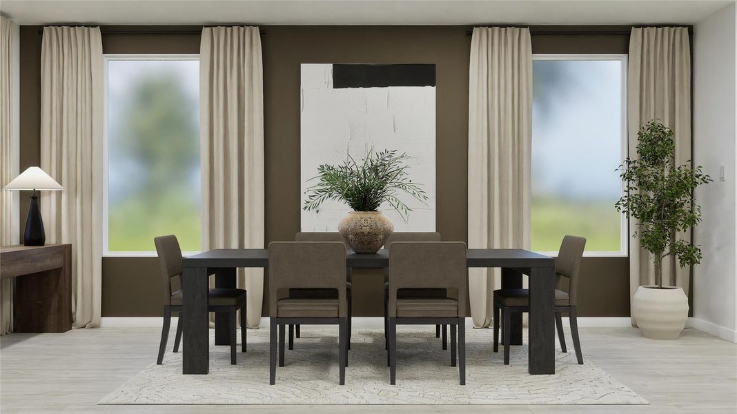 Furnished interior view inside a new home in Waterstone, Kyle (Image 9).