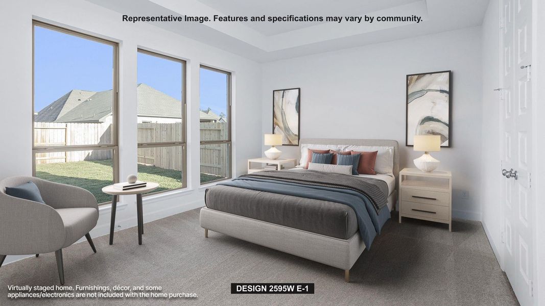 Furnished interior view inside a new home in Revera, Richmond (Image 4).