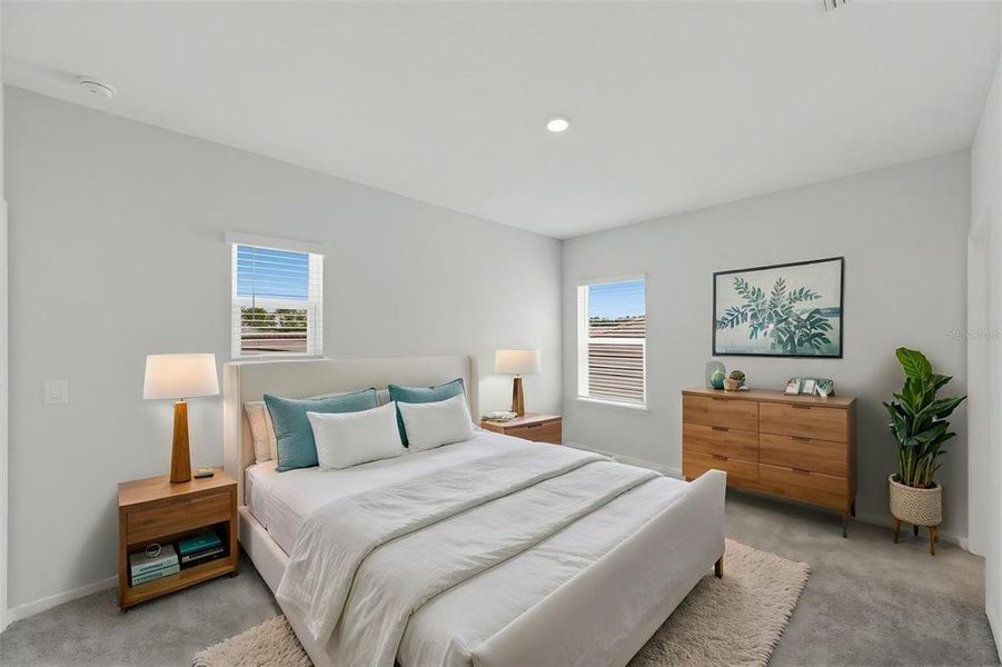 Furnished interior view inside a new home in Hammock at Two Rivers, Zephyrhills (Image 48).