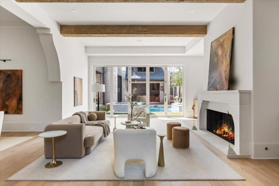 Furnished interior view inside a new home in , Alpharetta (Image 66).