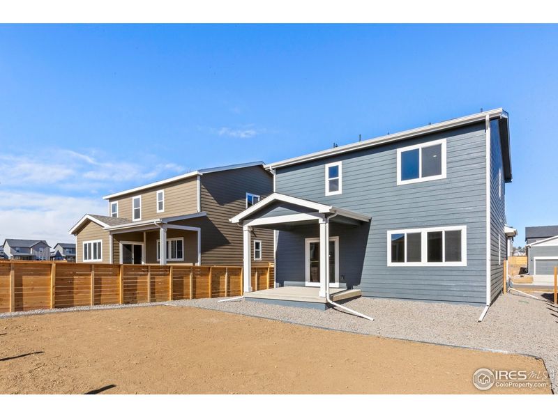 Exterior details and patio area of a home in Bloom, Fort Collins (Image 3).