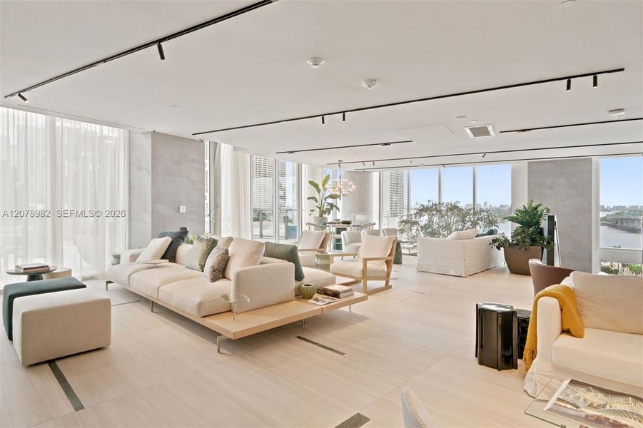 Furnished interior view inside a new home in , Miami (Image 19). Furnished interior view inside a new home in , Miami (Image 19).