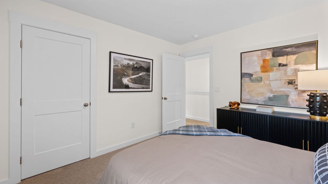 Furnished interior view inside a new home in Lone Oaks Farm, Cleveland (Image 32).
