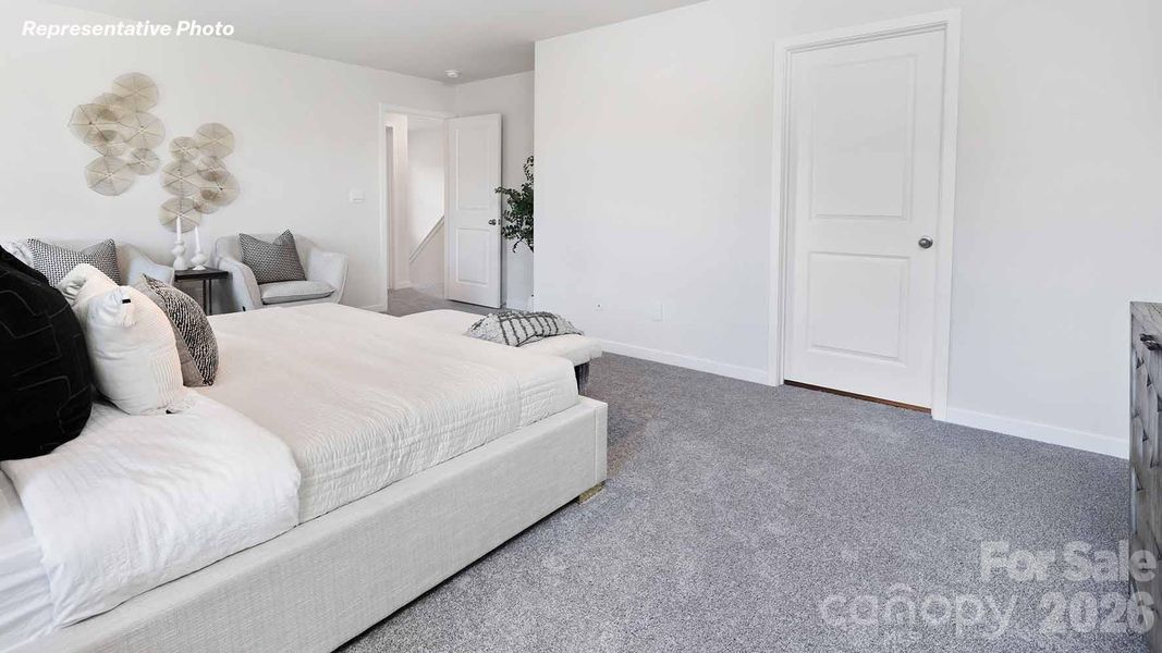 Furnished interior view inside a new home in Brinkley Ridge, Kings Mountain (Image 15).