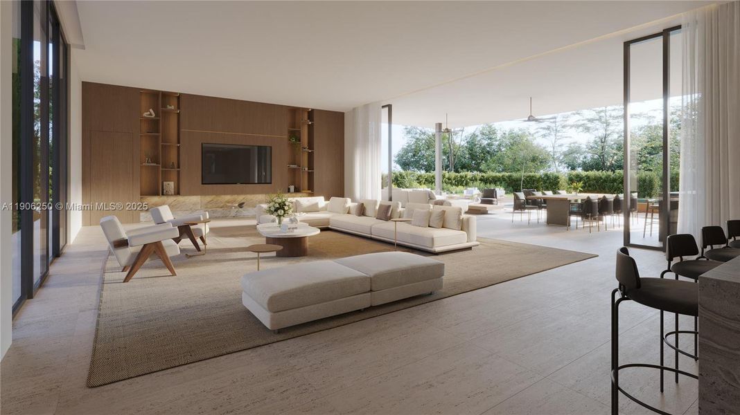 Furnished interior view inside a new home in , Pinecrest (Image 4).