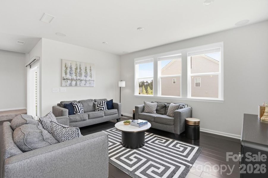 Furnished interior view inside a new home in , Charlotte (Image 11).