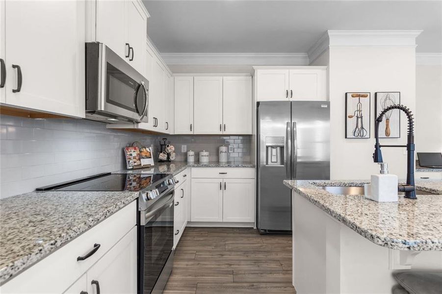 Furnished interior view inside a new home in Varnell Preserve, Dalton (Image 35).
