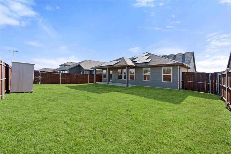 Exterior details and patio area of a home in , Fort Worth (Image 24).