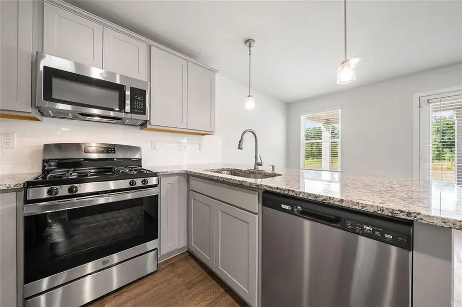 Furnished interior view inside a new home in Crossvine Village, LaGrange (Image 5). Furnished interior view inside a new home in Crossvine Village, LaGrange (Image 5).