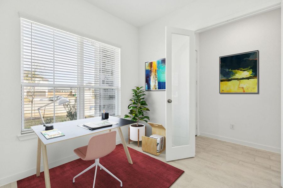 Furnished interior view inside a new home in Windcress, Baytown (Image 5).