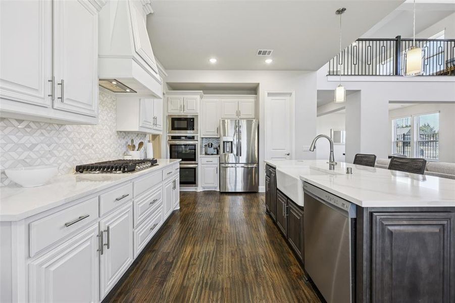 Furnished interior view inside a new home in Mockingbird Heights, Midlothian (Image 5).