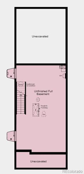 Structural options added include: 9' full unfinished basement, plumbing rough-in at basement, second sink at bath 2, outdoor patio, and air conditioning.