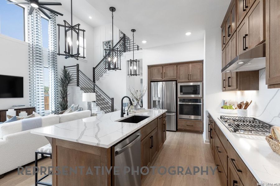 Furnished interior view inside a new home in Davis Ranch, San Antonio (Image 13).