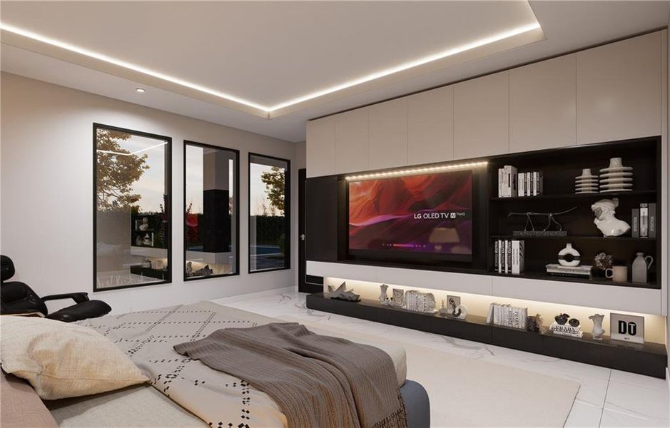 Furnished interior view inside a new home in , Atlanta (Image 7).