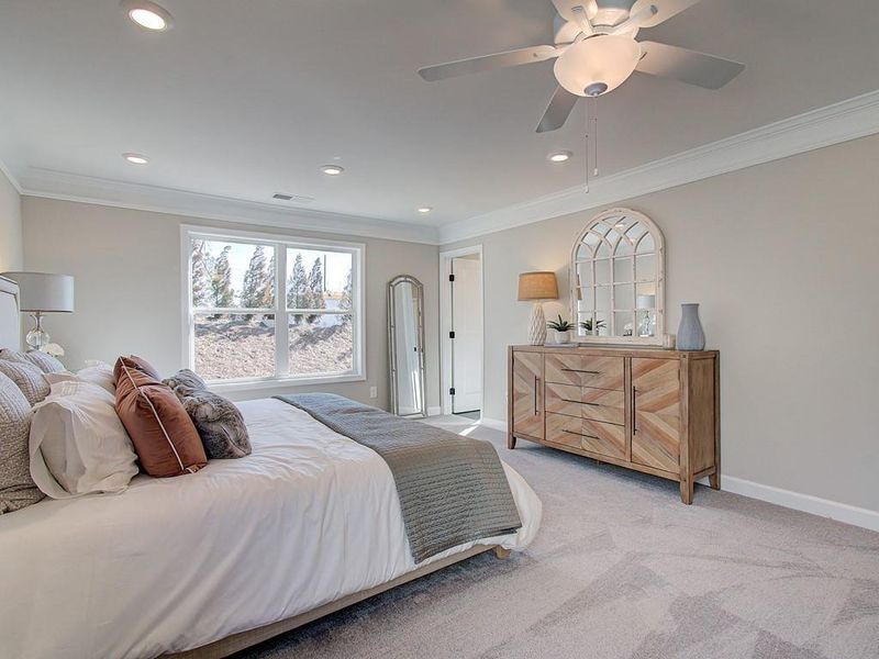 Furnished interior view inside a new home in Wilkins Walk, Mableton (Image 17).
