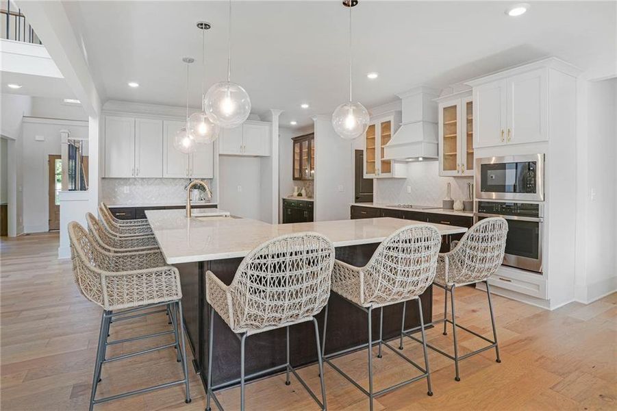 Furnished interior view inside a new home in Steeplechase, Hoschton (Image 34).
