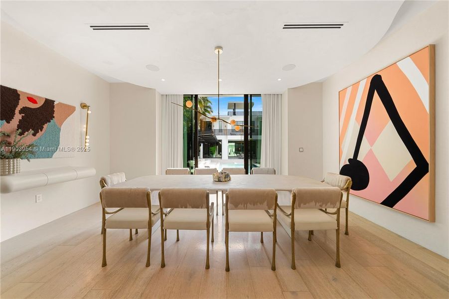 Furnished interior view inside a new home in , Miami Beach (Image 15).