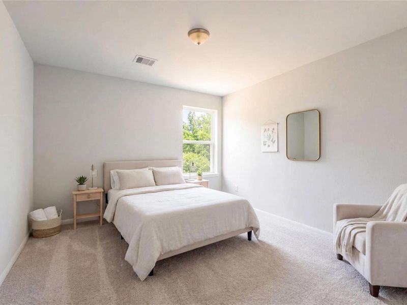 Furnished interior view inside a new home in Caney Creek Place, Conroe (Image 21).