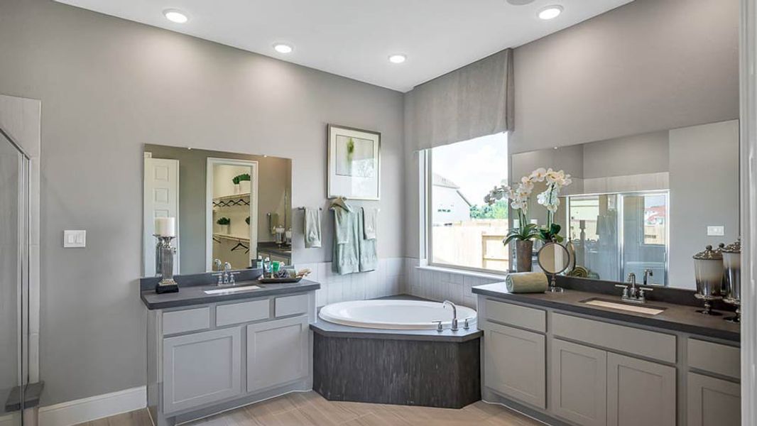 Representative furnished interior of a home built from the Calypso by Taylor Morrison in Avalon at Friendswood, Friendswood (Image 17).