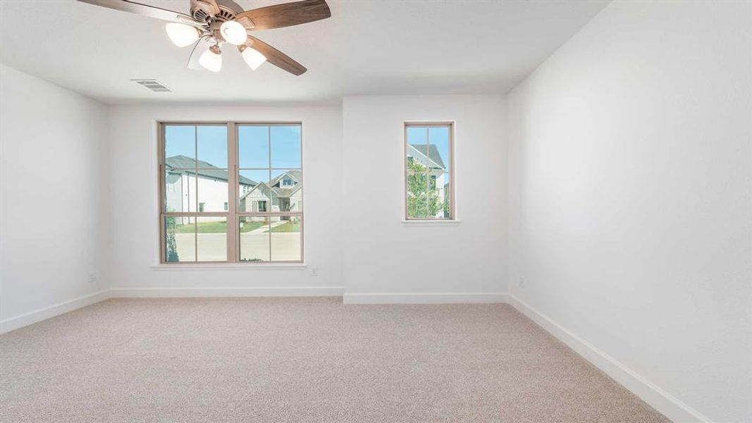 Spacious, unfurnished interior of a new home in The Parks At Wilson Creek 40', Celina (Image 16). Spacious, unfurnished interior of a new home in The Parks At Wilson Creek 40', Celina (Image 16).