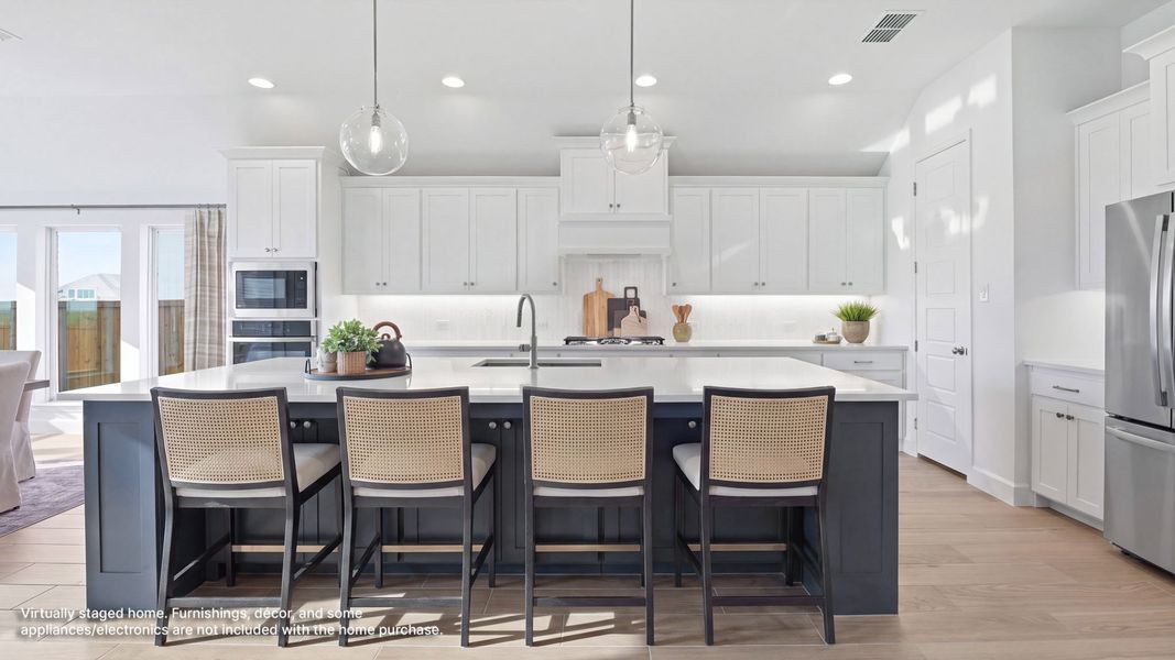 Furnished interior view inside a new home in Sweetgrass, Haslet (Image 5).