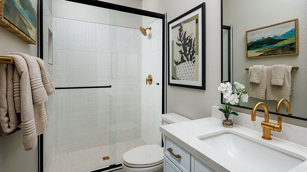 Representative furnished interior of a home built from the Everglade by Taylor Morrison in Saddleback, Peoria (Image 14).
