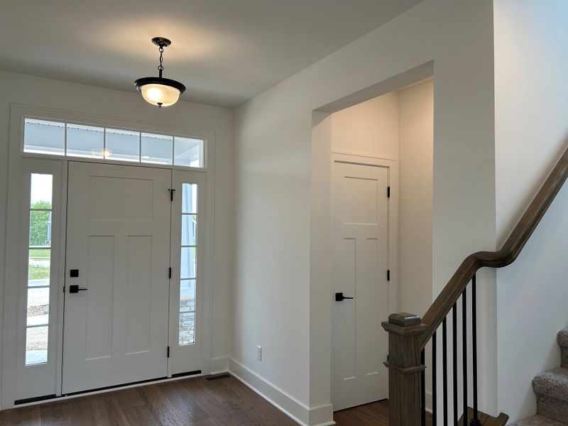 Representative exterior photo of a completed home built from the The Georgetown II Side Entry by Norfolk Homes in Fosdick Glen of Saline, Saline, MI (Image 7).
