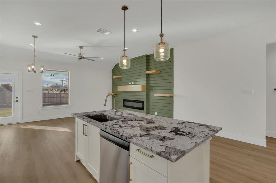 Furnished interior view inside a new home in , Grand Prairie (Image 13).
