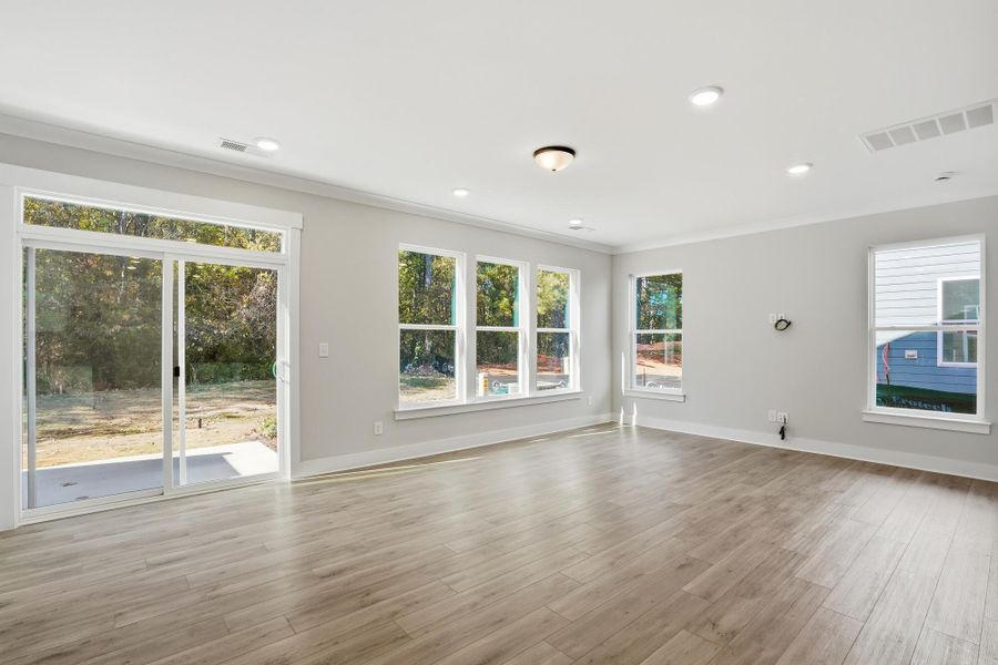 Spacious, unfurnished interior of a new home in Blythe Mill Townhomes, Waxhaw (Image 29). Spacious, unfurnished interior of a new home in Blythe Mill Townhomes, Waxhaw (Image 29).