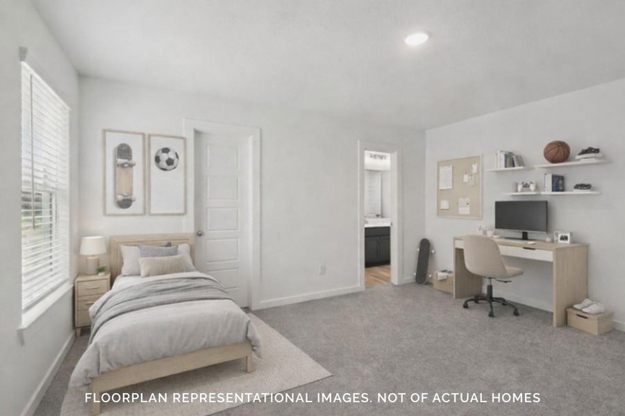 Furnished interior view inside a new home in Magnolia Ridge, Magnolia (Image 9). Furnished interior view inside a new home in Magnolia Ridge, Magnolia (Image 9).