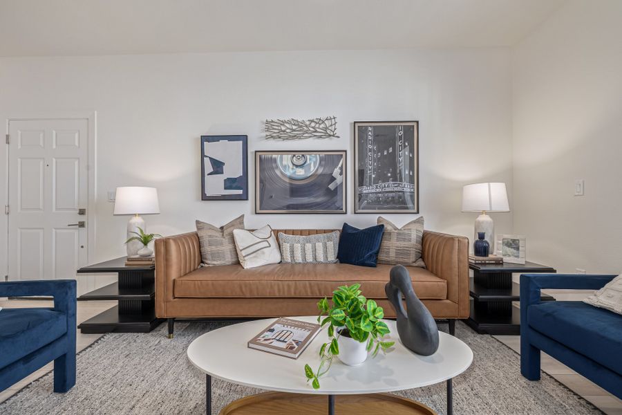 Furnished interior view inside a new home in The Residences at Victory Ridge, Colorado Springs (Image 13).