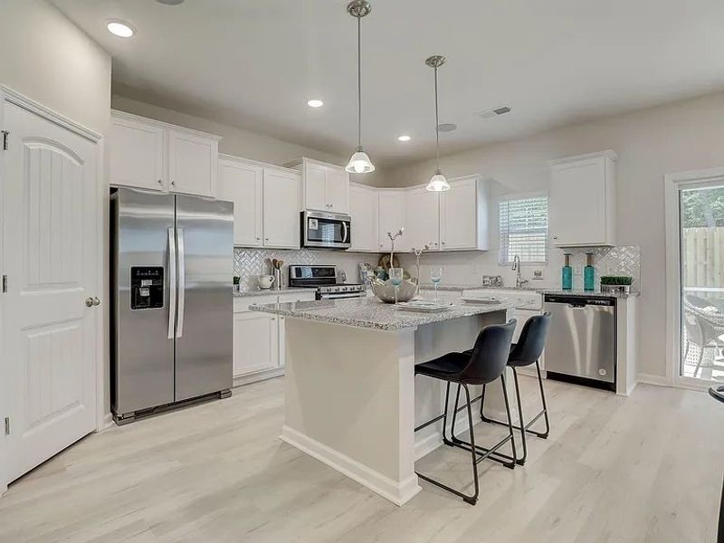 Furnished interior view inside a new home in Providence Station at Trolley Run, Aiken (Image 9). Furnished interior view inside a new home in Providence Station at Trolley Run, Aiken (Image 9).