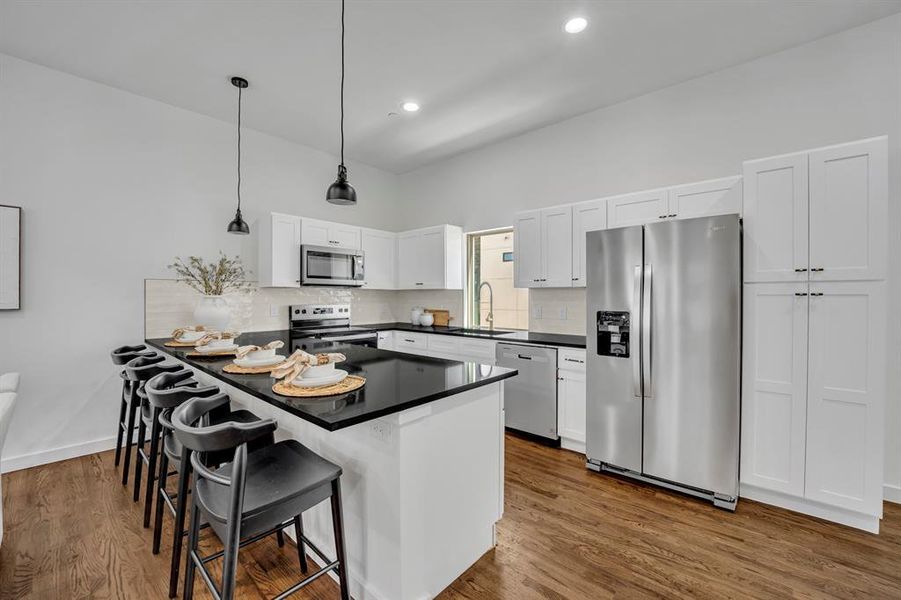 Furnished interior view inside a new home in , Dallas (Image 8). Furnished interior view inside a new home in , Dallas (Image 8).