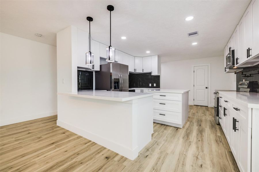 Furnished interior view inside a new home in , Cleveland (Image 11).