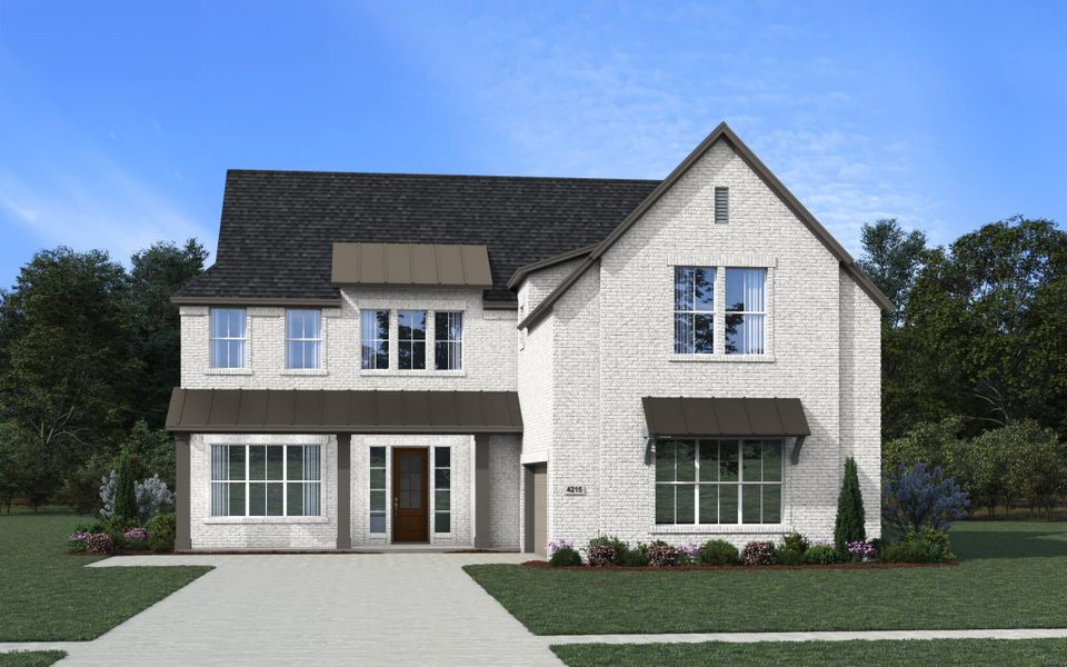 Representative exterior photo of a completed home built from the Santorini 60/65’s by Chesmar Homes in Prominence – Now Selling, San Antonio, TX (Image 2). Representative exterior photo of a completed home built from the Santorini 60/65’s by Chesmar Homes in Prominence – Now Selling, San Antonio, TX (Image 2).