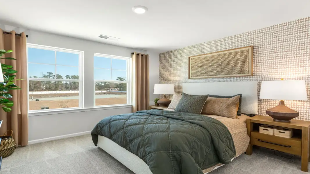 Furnished interior view inside a new home in McKenzie Gardens, Brunswick (Image 27).