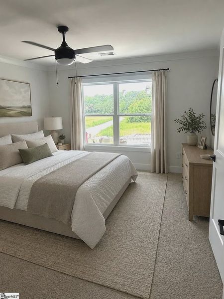 Furnished interior view inside a new home in Parkstone Place Townhomes, Roebuck (Image 4). Furnished interior view inside a new home in Parkstone Place Townhomes, Roebuck (Image 4).