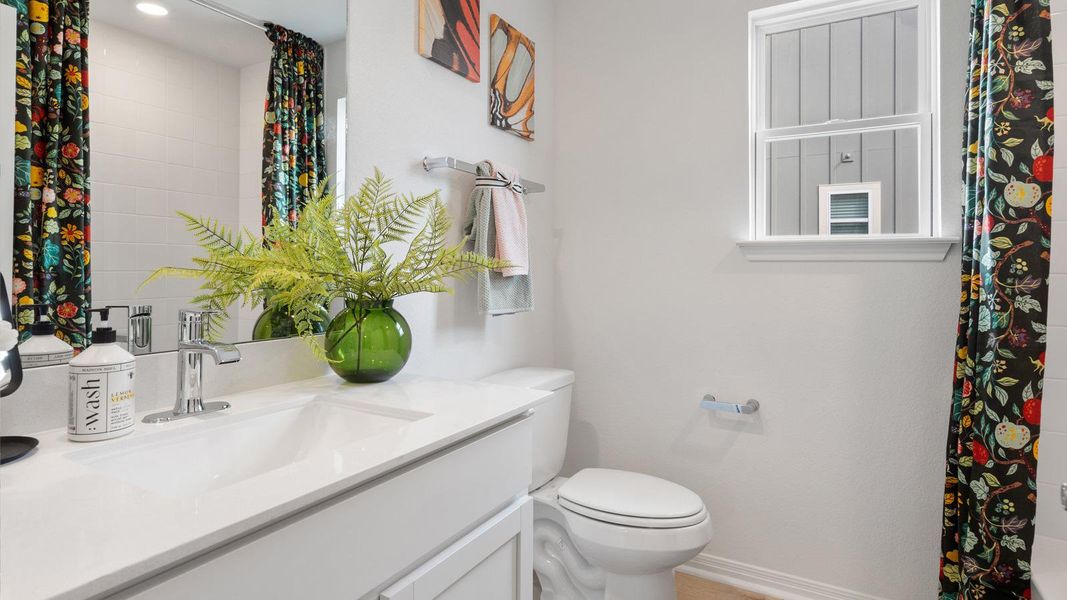 Furnished interior view inside a new home in Avery Centre, Round Rock (Image 17).