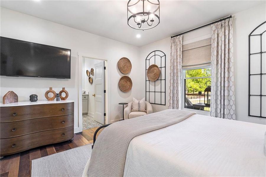 Furnished interior view inside a new home in , Canton (Image 43).