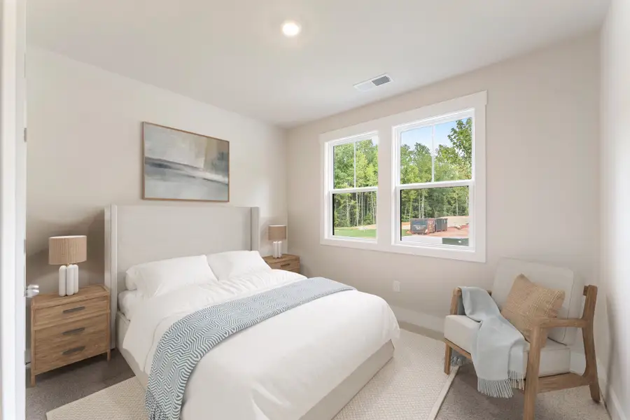 Furnished interior view inside a new home in The Meadows at Midway, Anderson (Image 3).