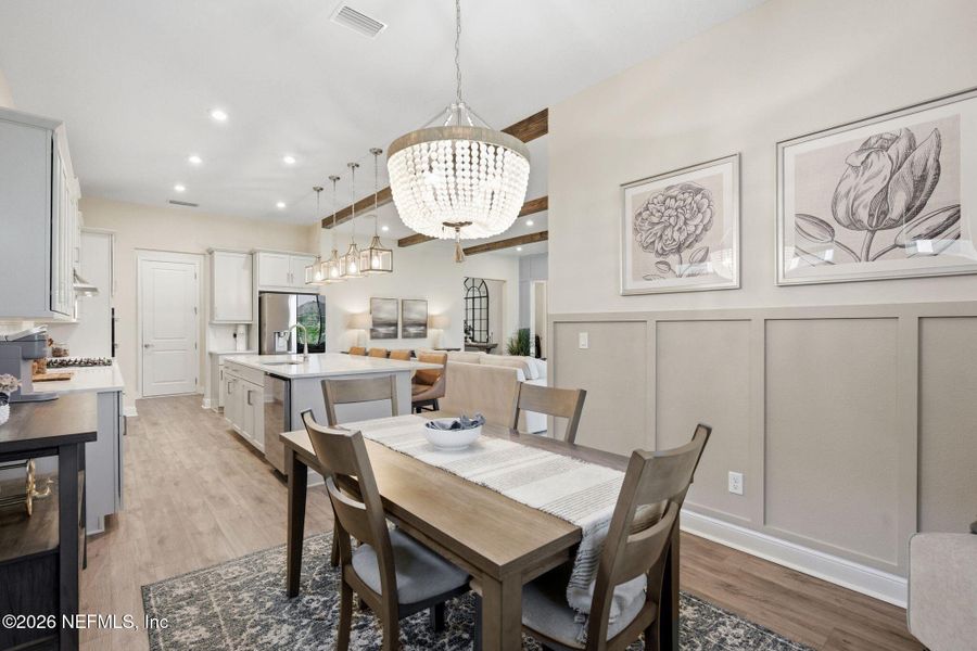 Furnished interior view inside a new home in RiverTown, St. Johns (Image 11).