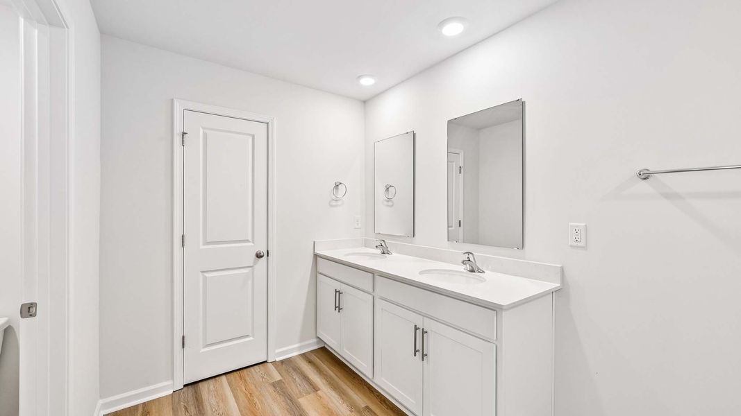 Furnished interior view inside a new home in The Hamptons at Hickory, Hickory (Image 11).
